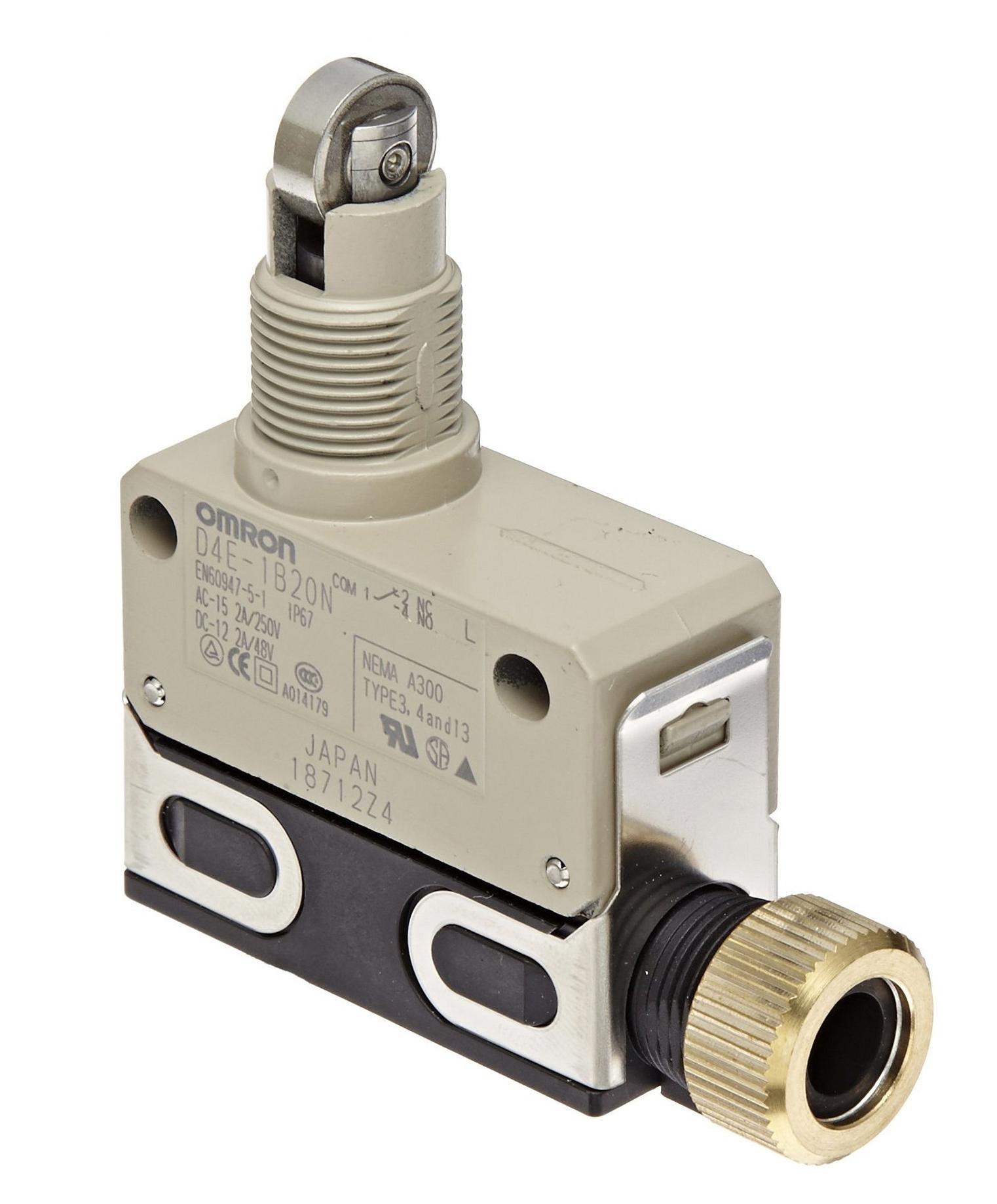 Omron Industrial Automation D4E-1B20N Limit Switch Switches