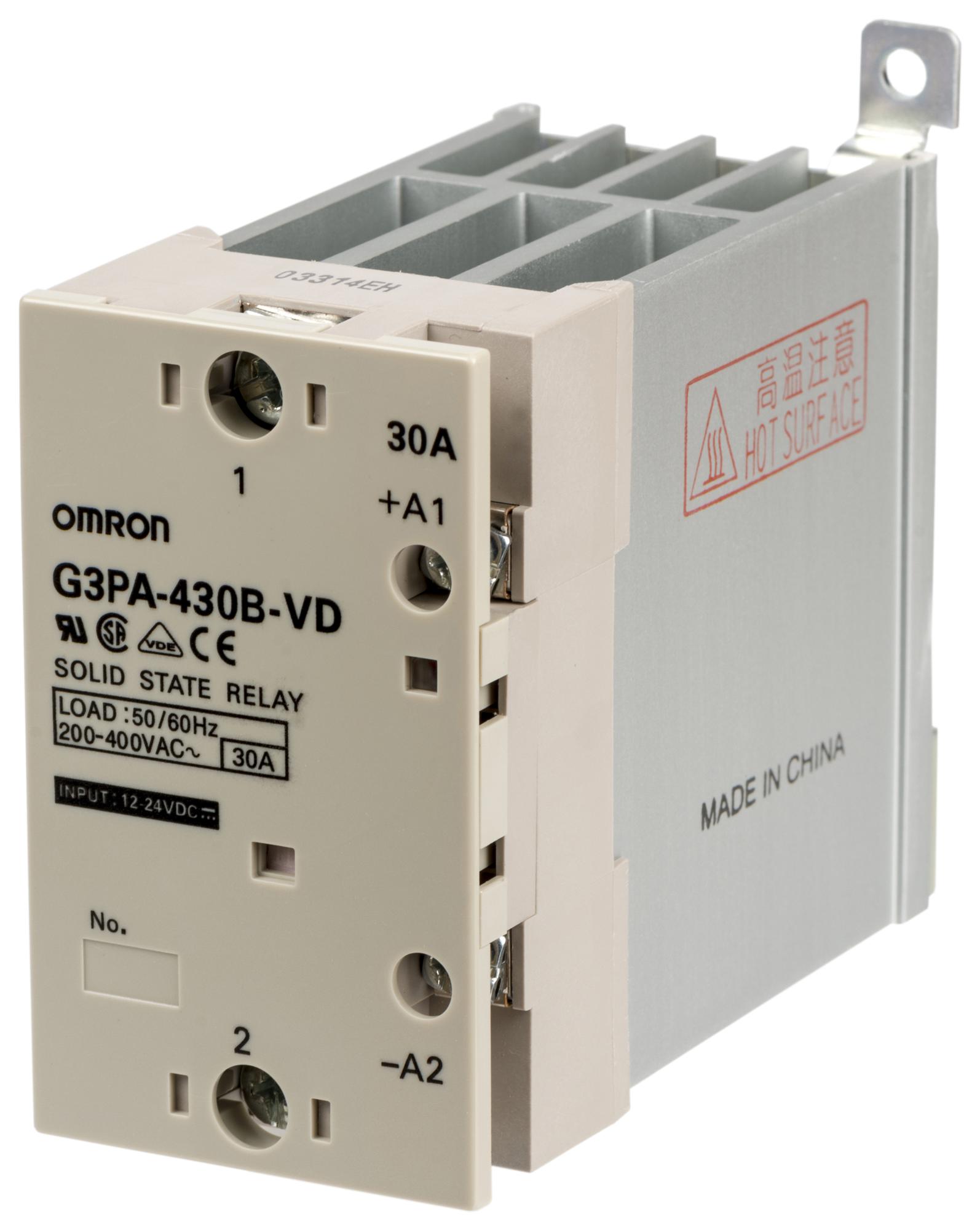 Omron Industrial Automation G3Pa-430B-Vd-2 12-24Vdc Solid State Relays