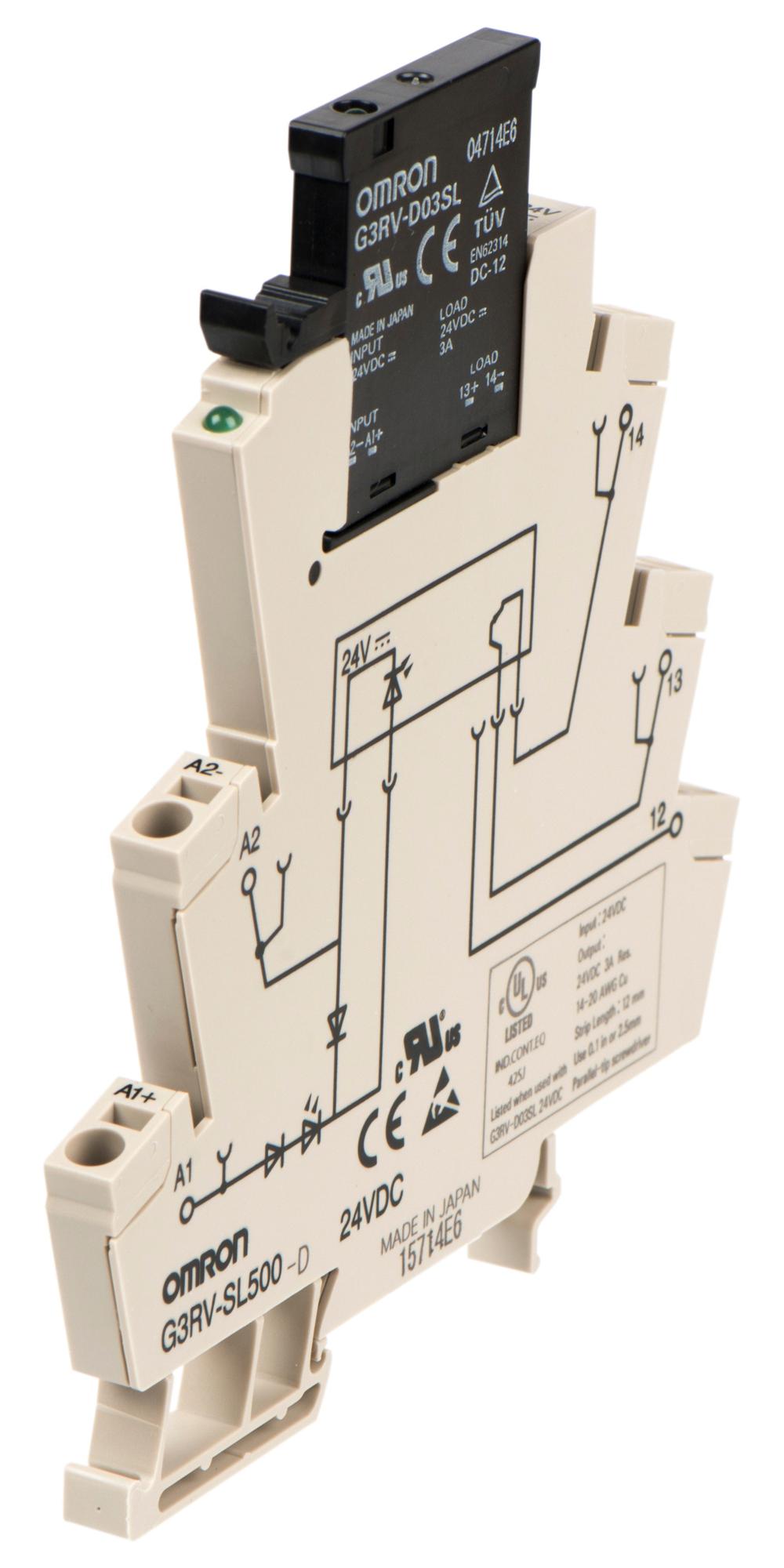 Omron Industrial Automation G3Rv-Sl500-A 24Vac/vdc Solid State Relays