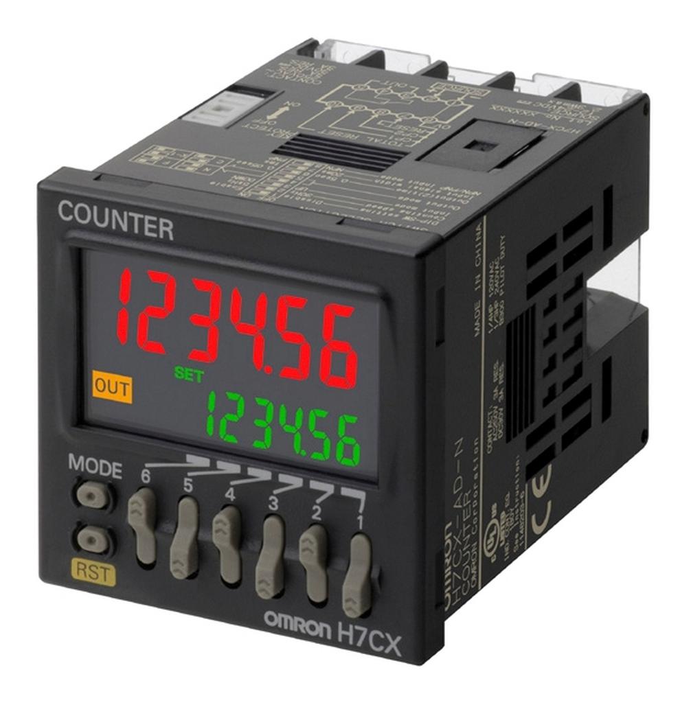 Omron H7Cx-A11D1-N Preset Counter, 6Digit, 10mm, 12-24V