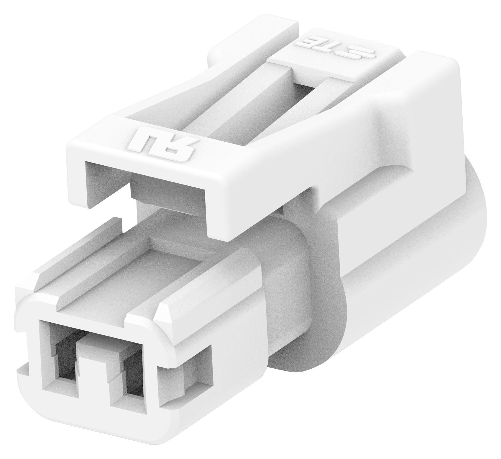 Te Connectivity 2321918-2 Connector Housing, Plug, 2Pos, 1Row