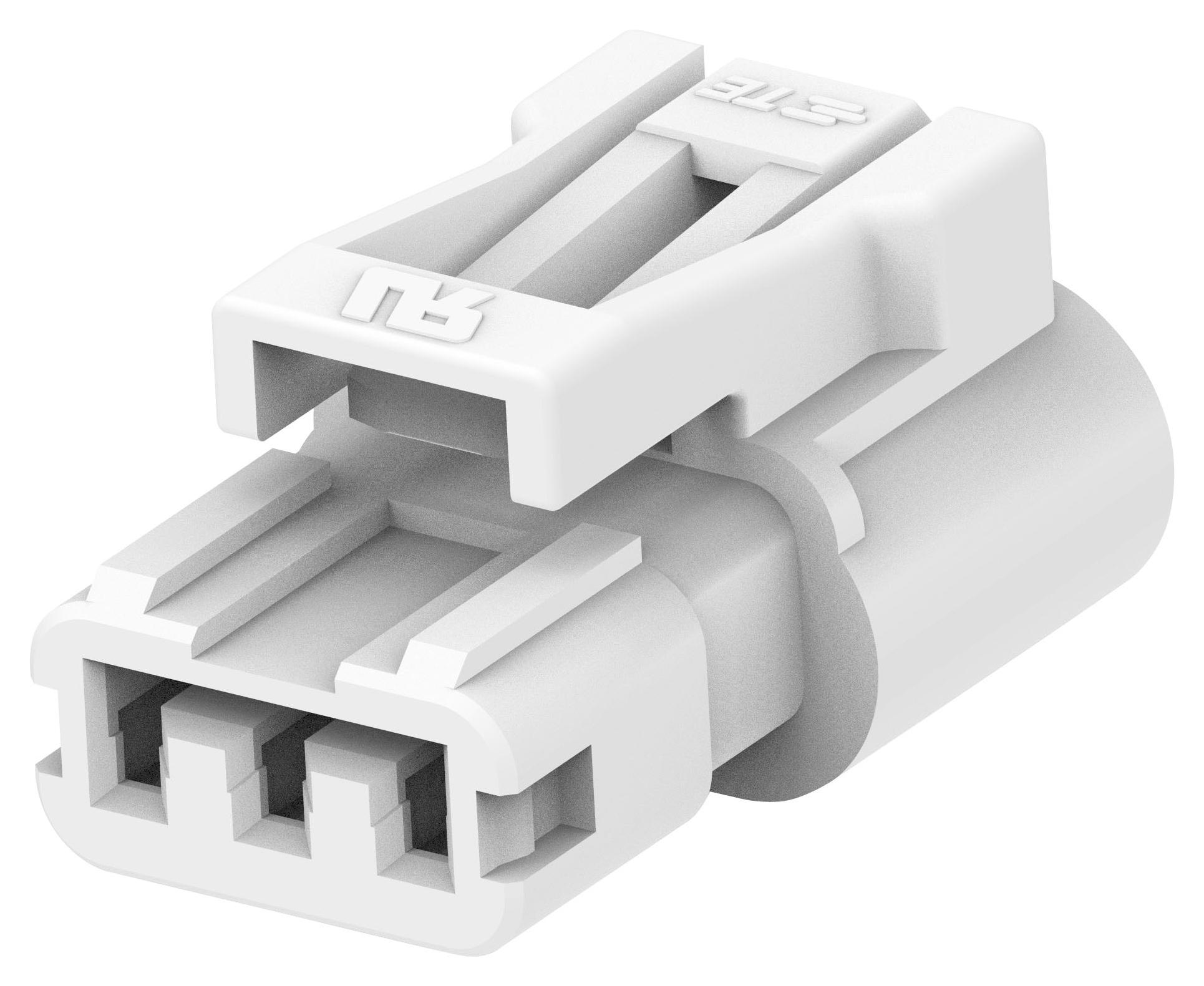 Te Connectivity 2321918-3 Connector Housing, Plug, 3Pos, 1Row