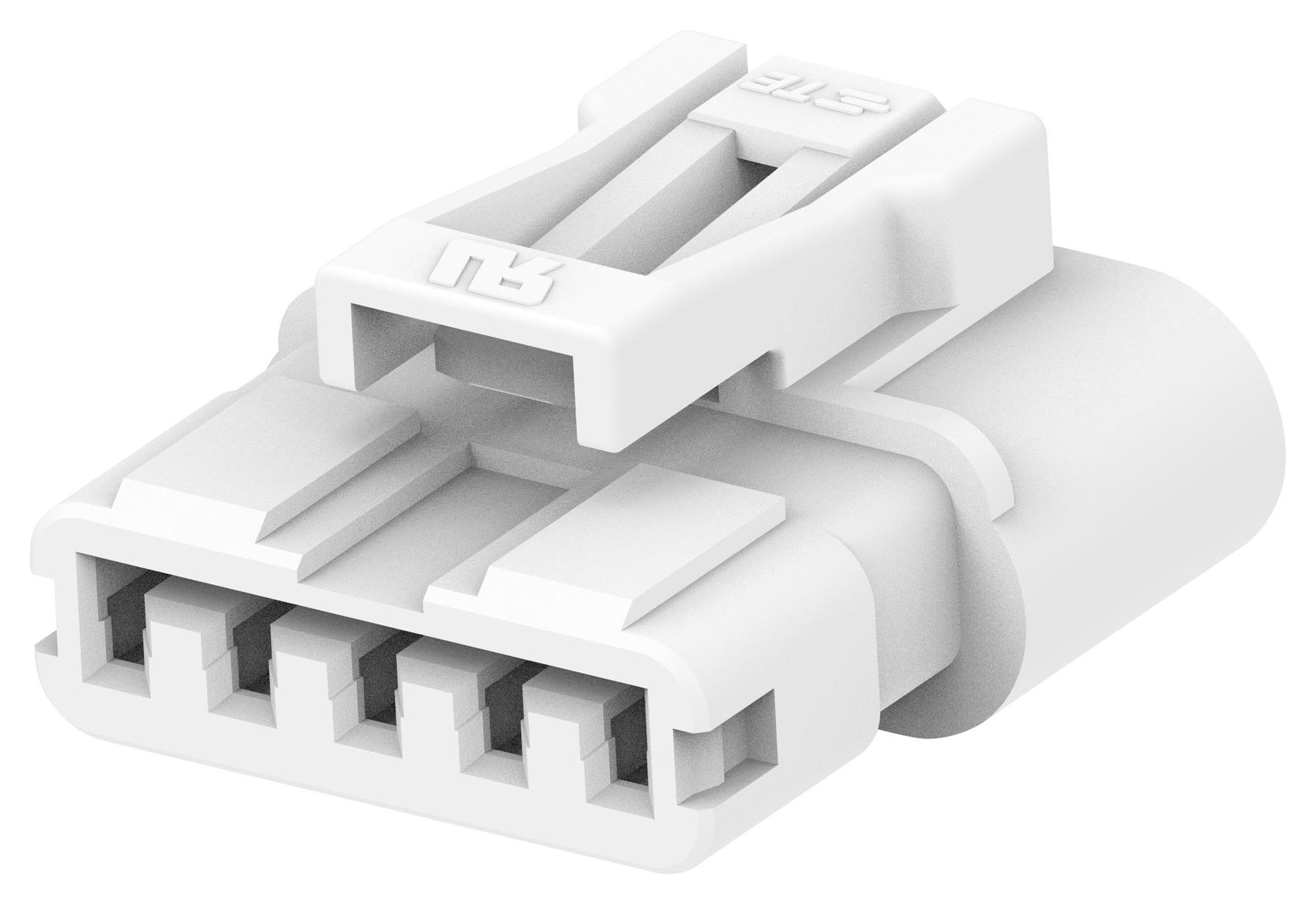 Te Connectivity 2321918-5 Connector Housing, Plug, 5Pos, 1Row