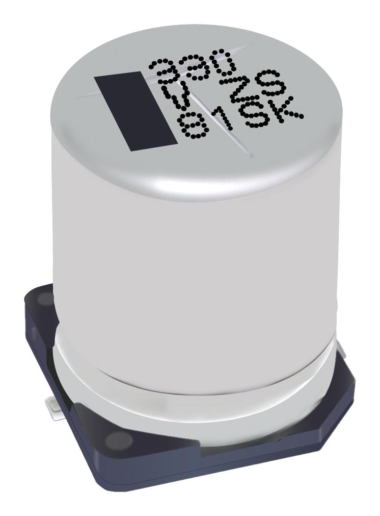 Panasonic Eehzs1E471P Capacitor, 470Uf, 25V, Alu Elec, Hybrid, Smd