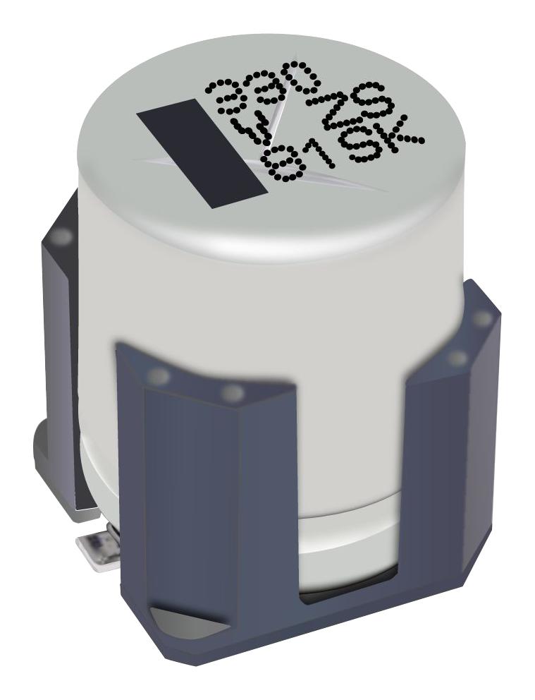 Panasonic Eehzs1J101V Capacitor, 100Uf, 63V, Alu Elec, Hybrid, Smd