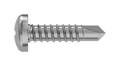 TR Fastenings 6.3 X 100 Ppstdx Z100 Din7504 Pan Head Screw, Steel, 6.3mm X 100mm