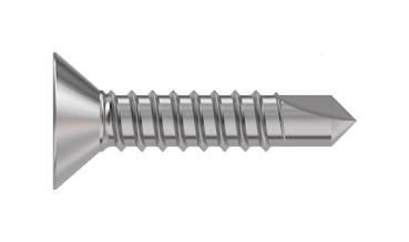 TR Fastenings 4.8 X 22 Ktstdx Z100 Din7504 Countersunk Head Screw, Steel, 4.8X22mm