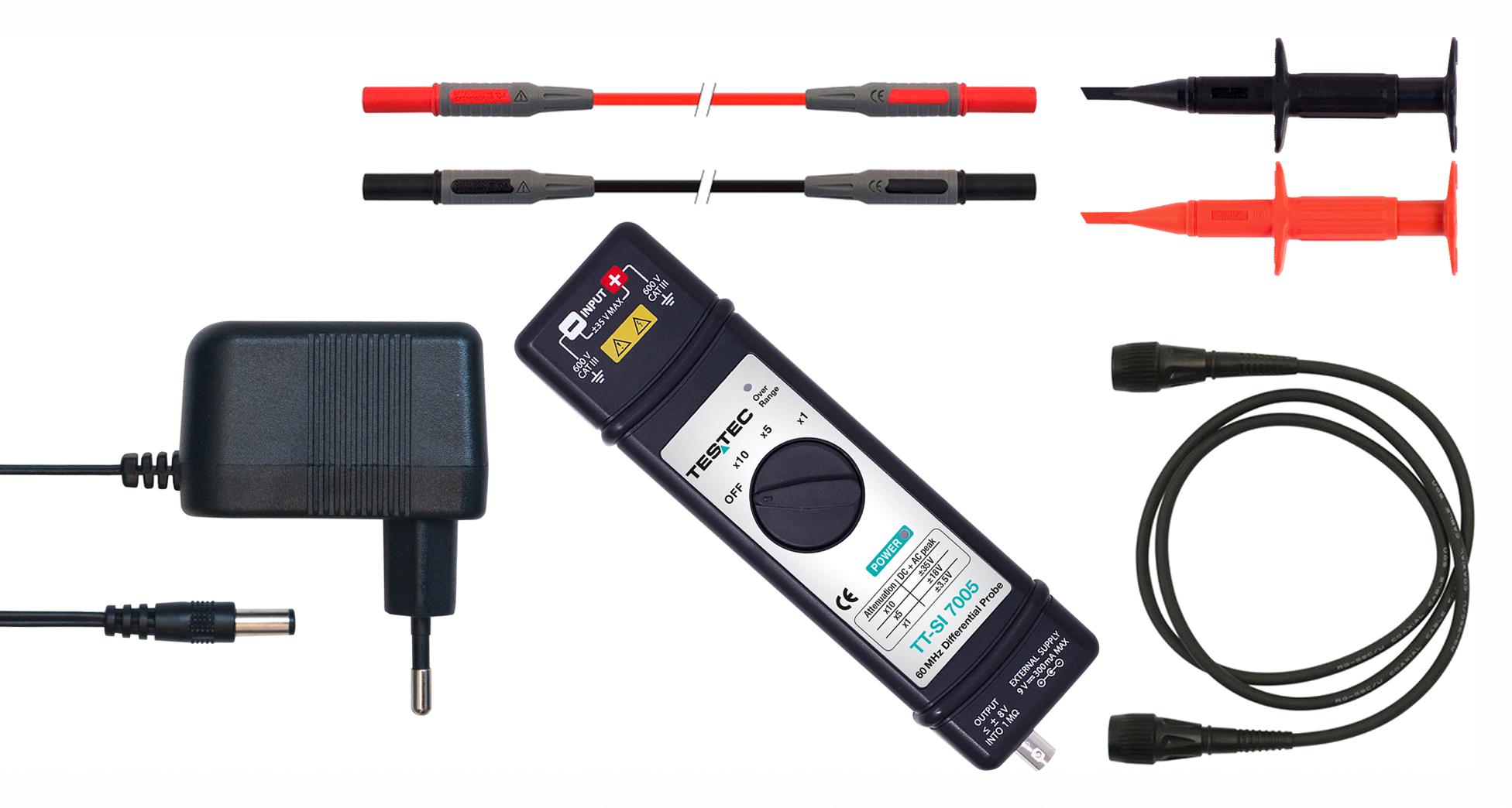 Testec Tt-Si 7005 Active Differential Probe, 60Mhz, Osc