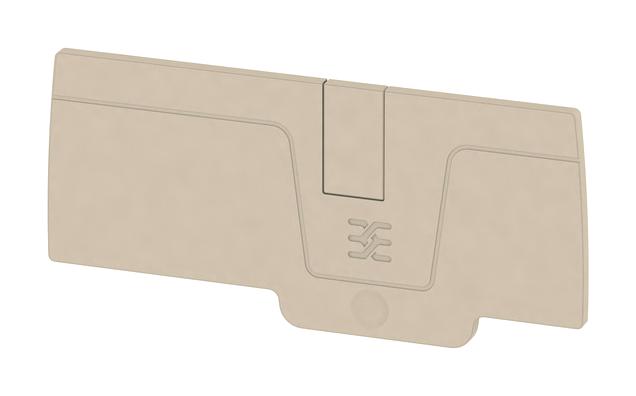 Weidmuller 1991940000 End Plate, Beige, Terminal Block