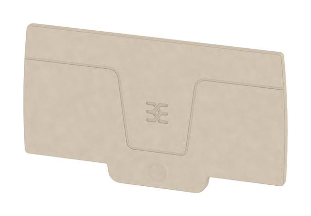 Weidmuller 2490380000 End Plate, 78.83mm, Dark Beige