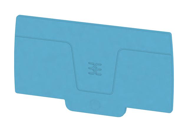 Weidmuller 2490390000 End Plate, 78.83mm, Blue, Terminal Block