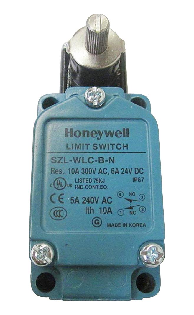 Honeywell Szl-Wlc-B-N Limit Sw, Spdt, 10A, 300V, Side Rotary