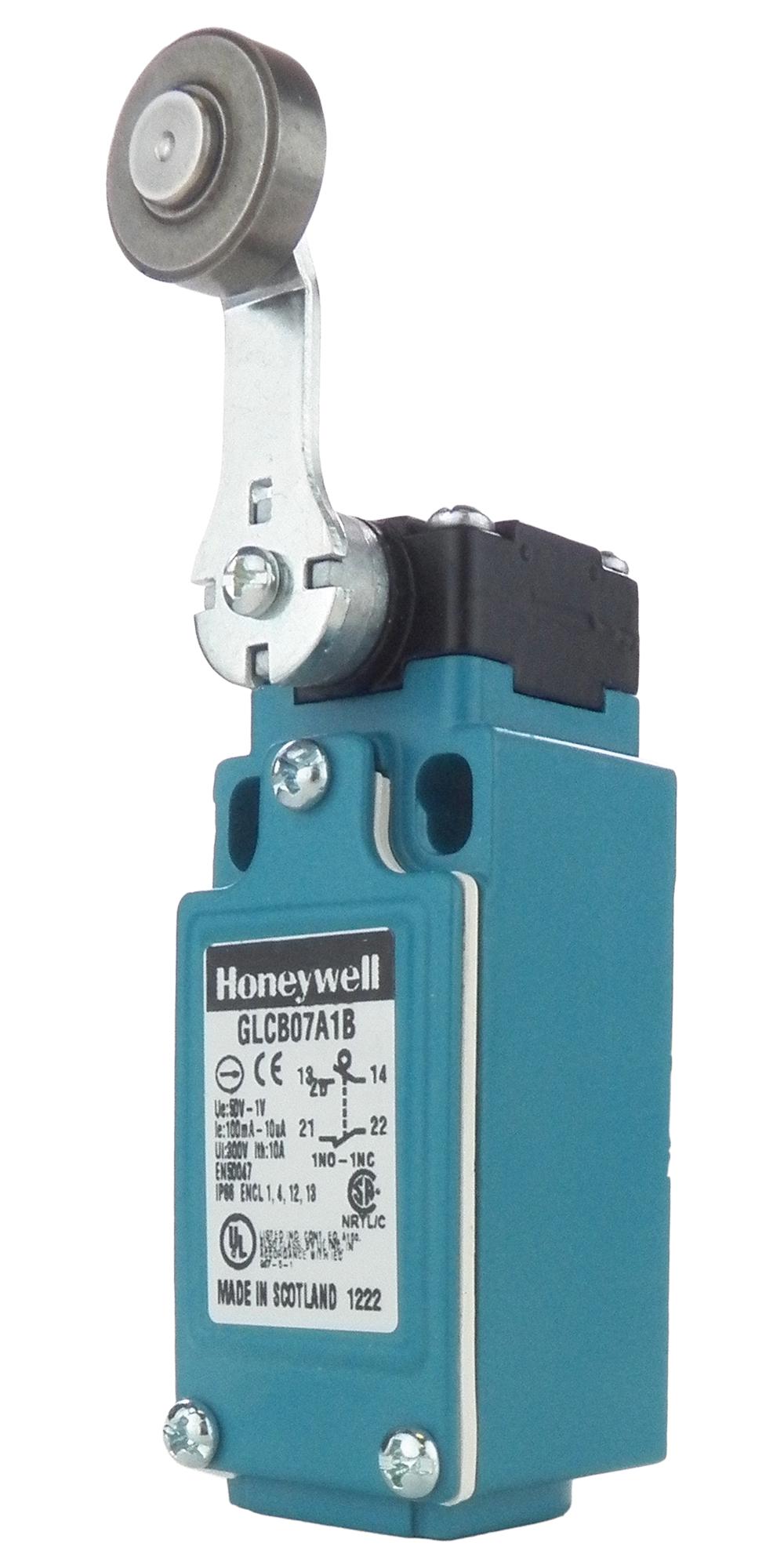 Honeywell Glcb07A1B-3 Limit Sw, Spdt, 0.1A, 50Vdc, Side Rotary