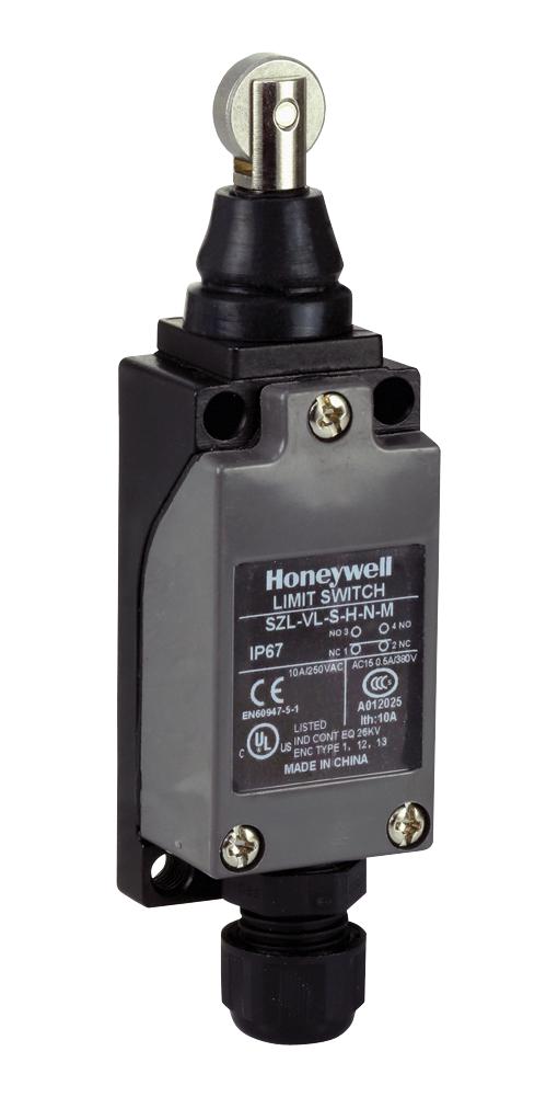 Honeywell Szl-Vl-S-H-N-M Limit Sw, Spst, 0.5A/380V/roller Plunger