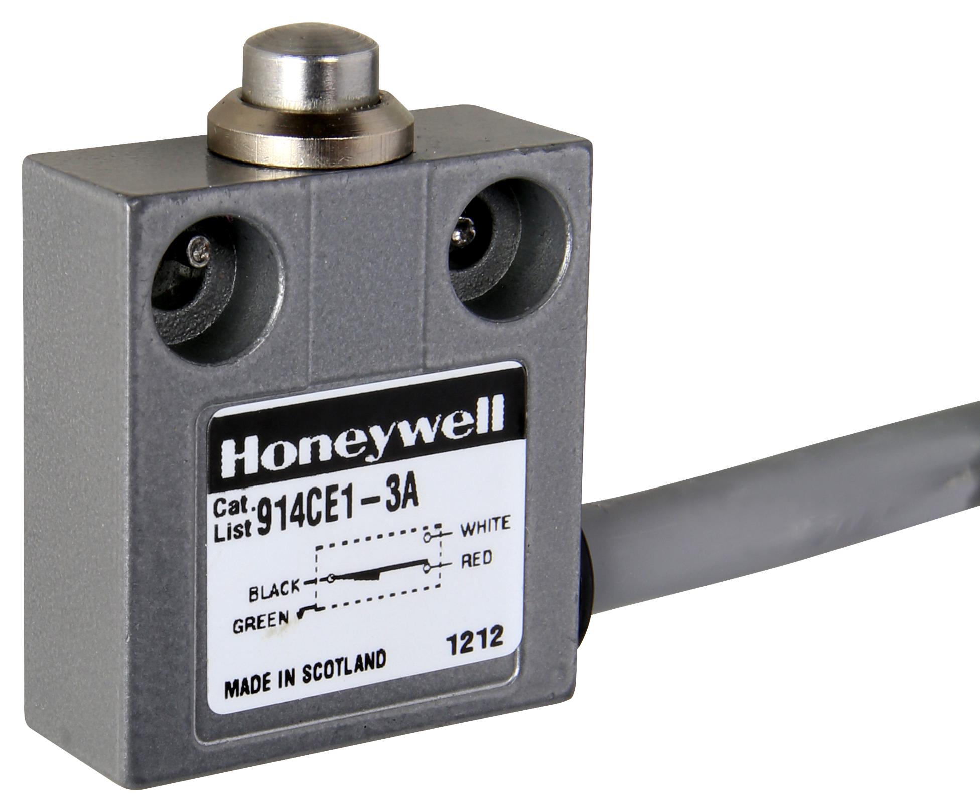 Honeywell 914Ce1-9A Limit Switch, Spdt, 5A, 250V