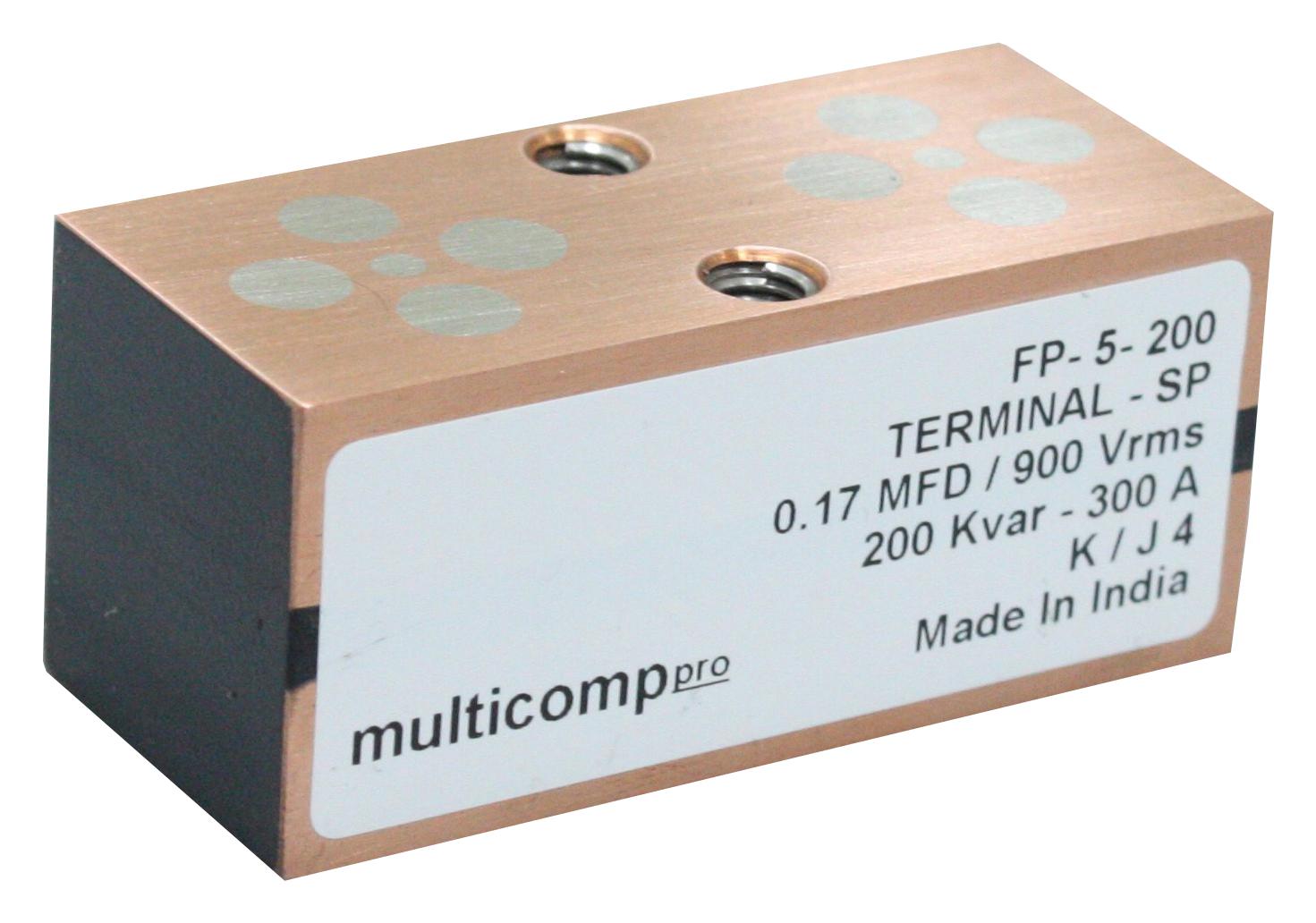 Multicomp Pro Mp004083 Capacitor, 0.33Uf, 800Vrms, Film