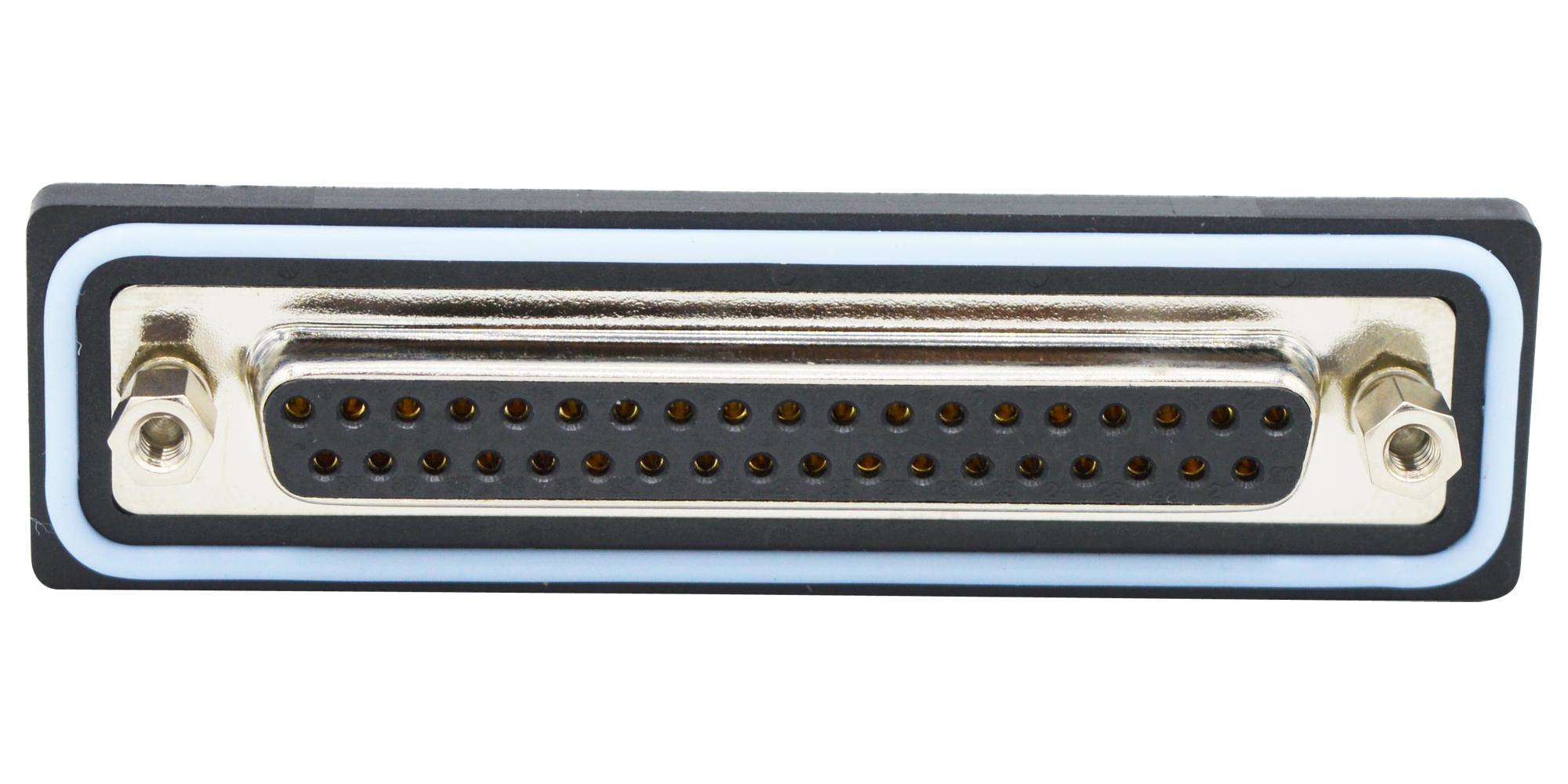 NorComp Sdf-R37-213L012 D Sub Connector, R/a Rcpt, Dc, 37Pos, Solder