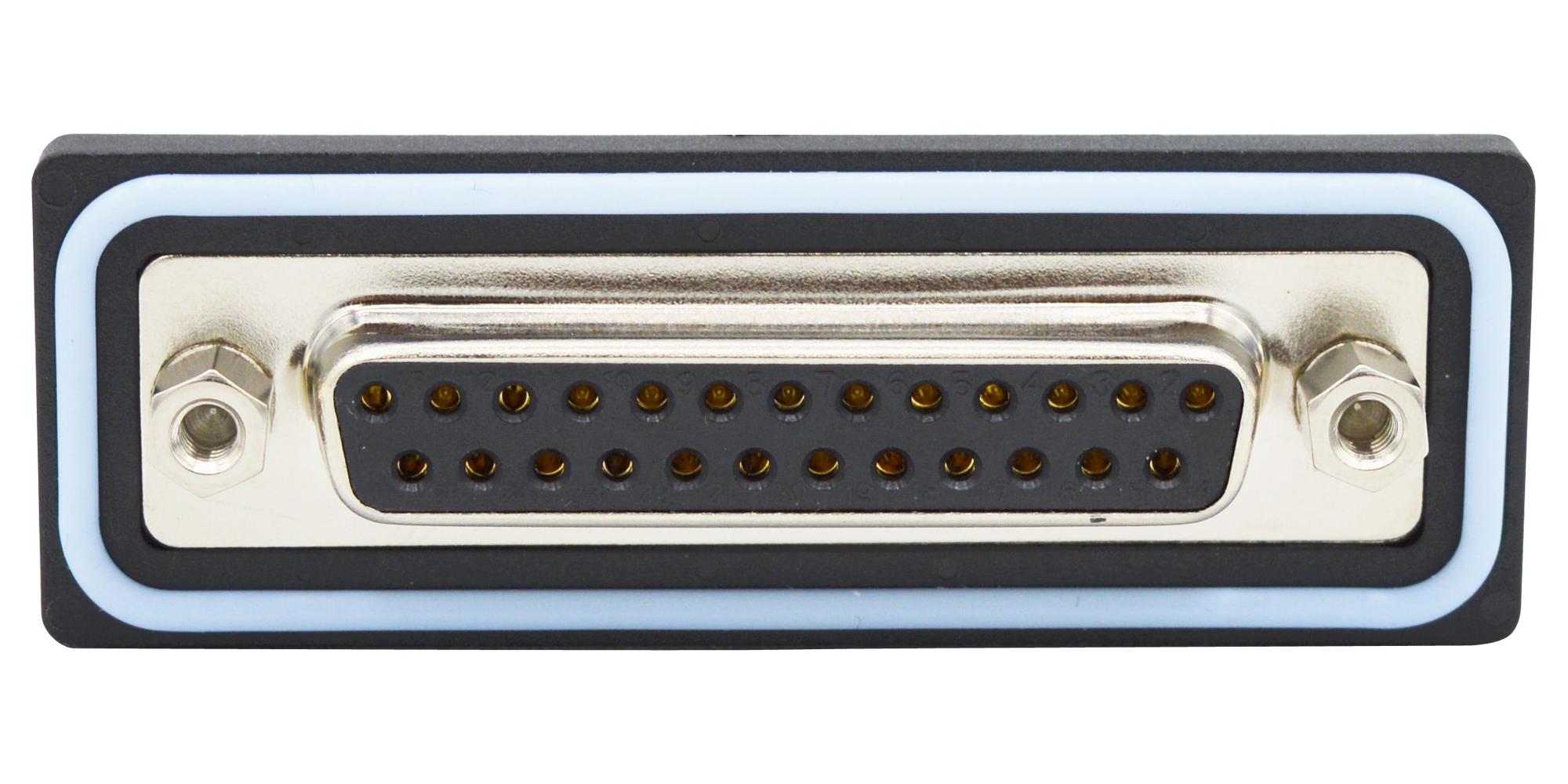 NorComp Sdf-R25-213L462 D Sub Connector, R/a Rcpt, Db, 25Pos, Solder