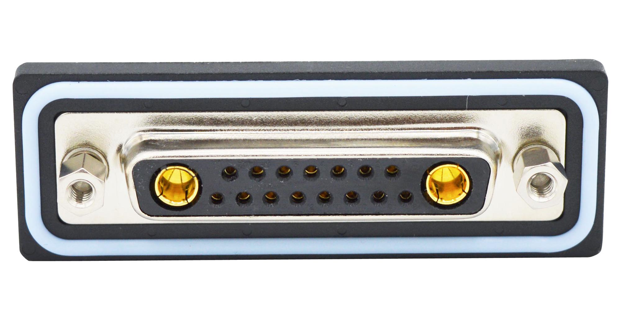 NorComp Cdfr17W2213L412 Combo D-Sub Connector, R/a Rcpt, Db-17W2