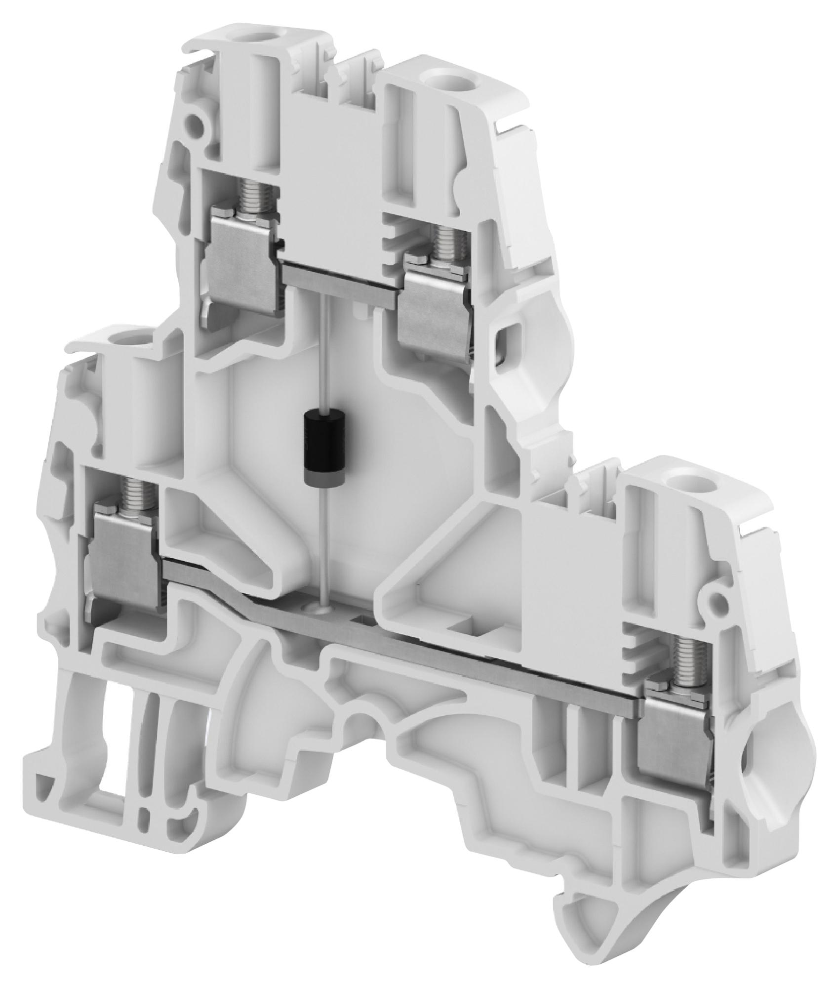 Entrelec TE Connectivity 1Snk505214R0000 Terminal Block, Din Rail, 4Pos, 4mm2