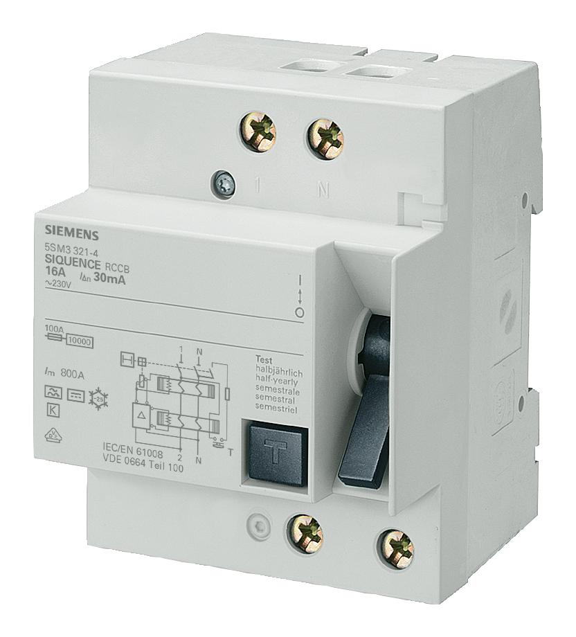 Siemens 5Sm3624-4 Rcbo, Rcd, Gfci, Afdd Circuit Breakers