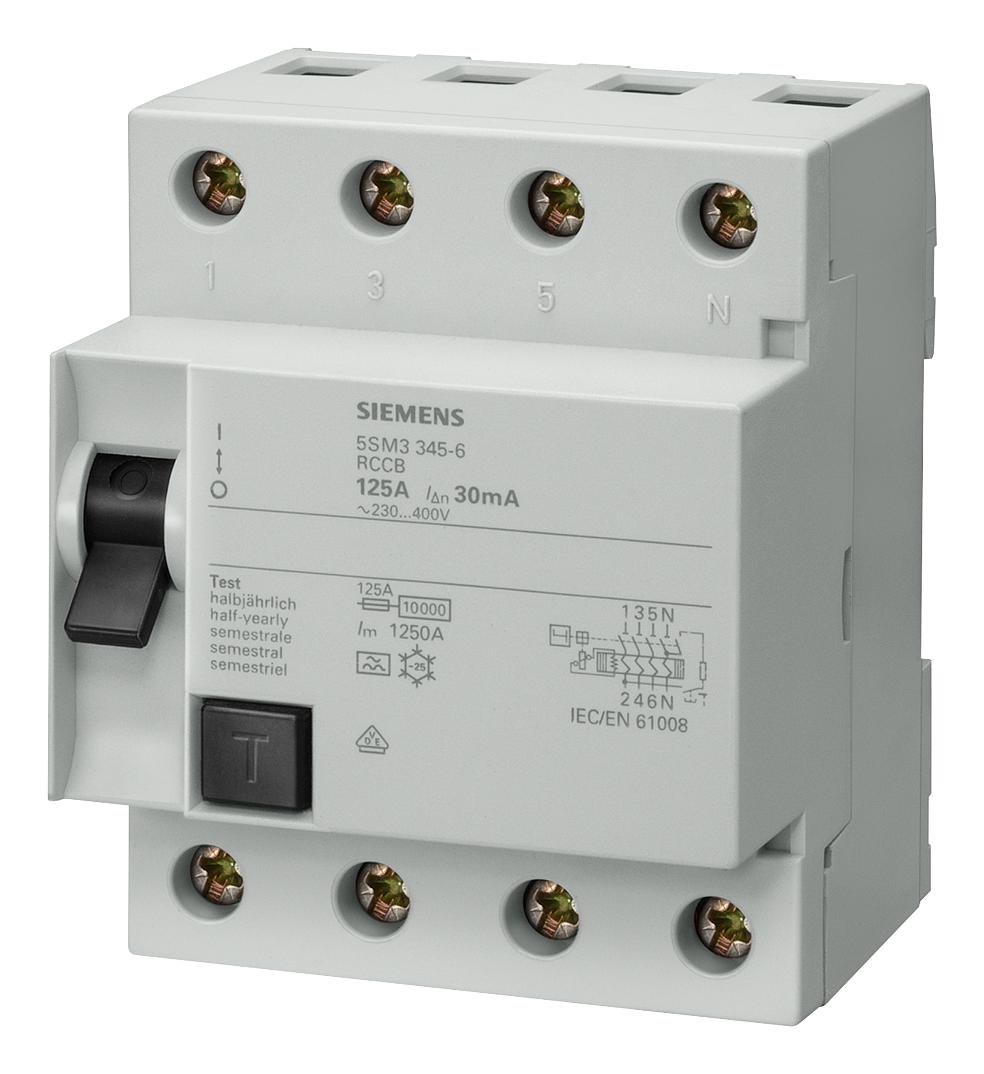 Siemens 5Sm3745-6 Rcbo, Rcd, Gfci, Afdd Circuit Breakers