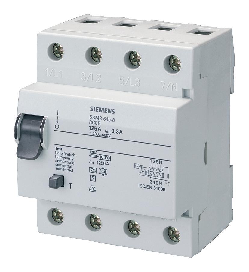 Siemens 5Sm3645-8 Rcbo, Rcd, Gfci, Afdd Circuit Breakers