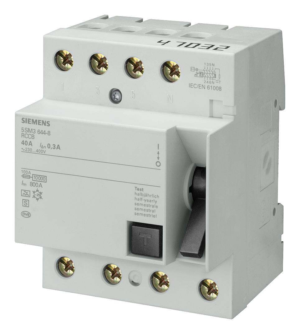 Siemens 5Sm3748-6 Rcbo, Rcd, Gfci, Afdd Circuit Breakers