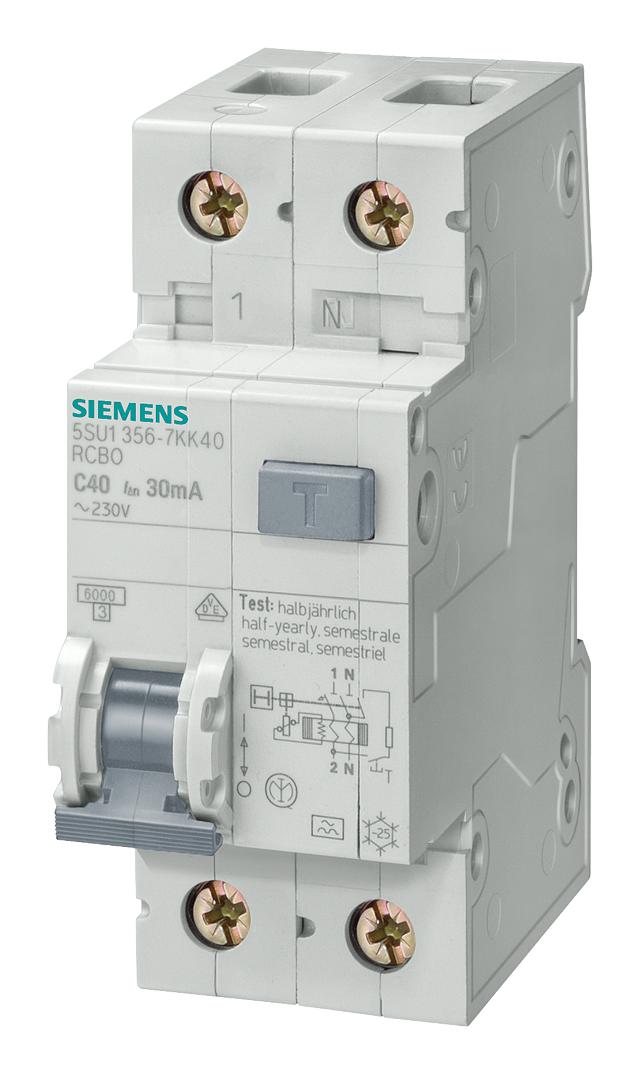 Siemens 5Su1656-7Kk06 Rcbo, Rcd, Gfci, Afdd Circuit Breakers