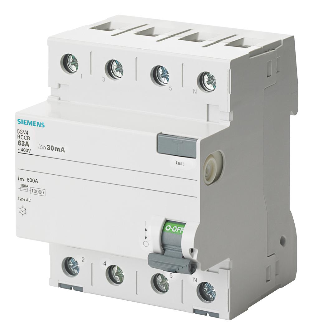 Siemens 5Sv4344-0 Rcbo, Rcd, Gfci, Afdd Circuit Breakers