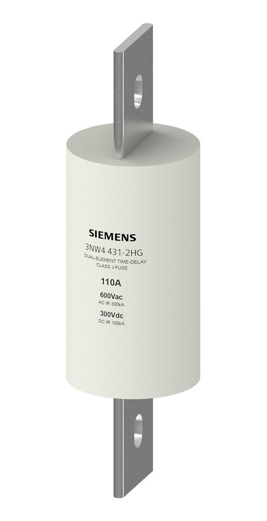 Siemens 3Nw4431-2Hg Cartridge Fuse, Time Delay, 110A, 600Vac