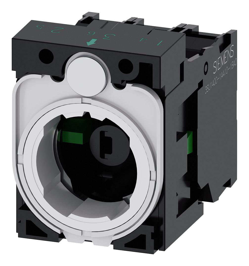 Siemens 3Su1501-1Ag40-1Na0 Holder, 3-Way, Pb Switch/indicator Light