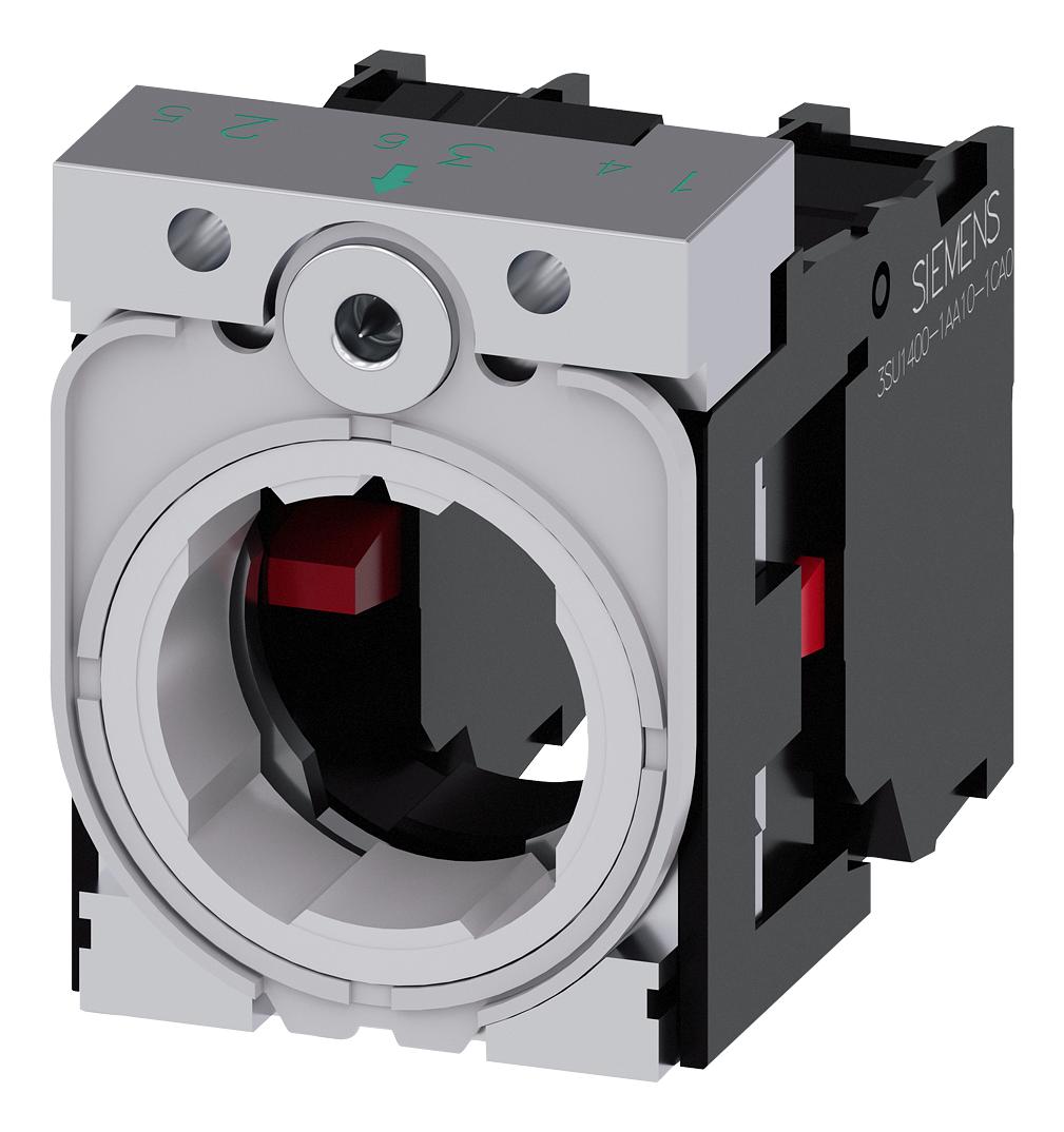 Siemens 3Su1550-1Aa10-1Pa0 Holder W/mod, 3-Way, Pb Sw/indicator Lig