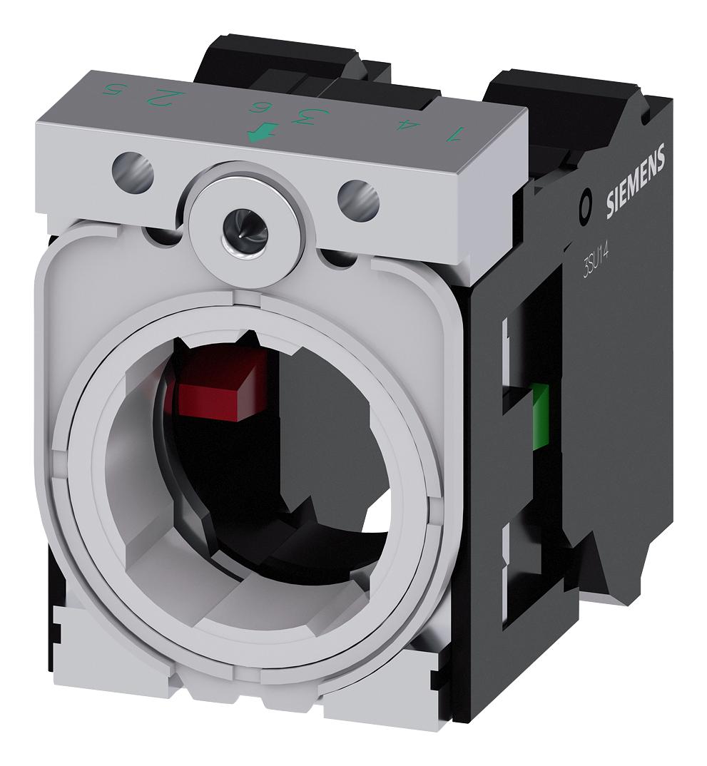 Siemens 3Su1550-1Aa10-3Ma0 Holder W/mod, 3-Way, Pb Sw/indicator Lig