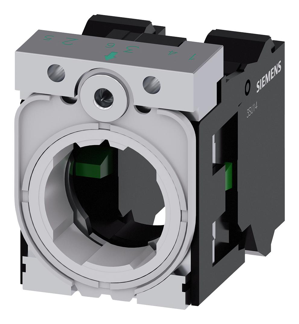 Siemens 3Su1550-1Aa10-3Na0 Holder W/mod, 3-Way, Pb Sw/indicator Lig