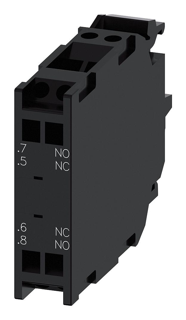 Siemens 3Su1400-1Aa10-3Ra0 Sw Contact Block, 2P, 10A, 110Vac/spring