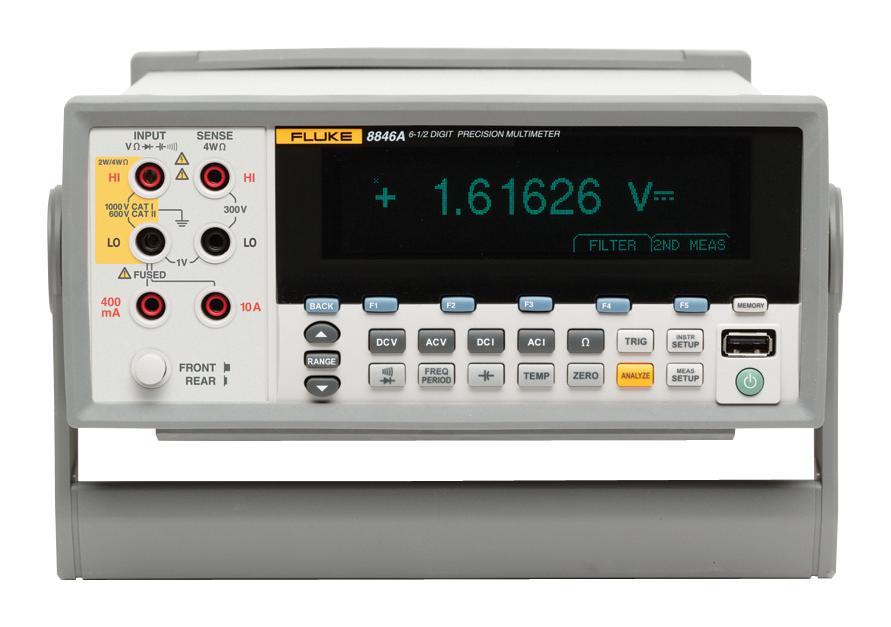 Fluke Calibration 8846A/su 240V Digital Multimete, 10A, 1Kv, 6.5Digit