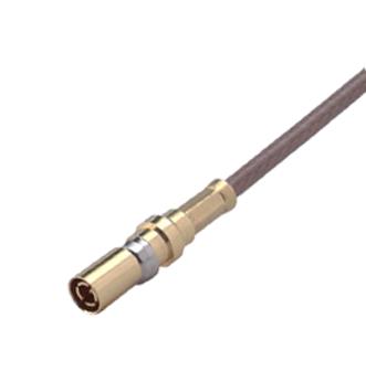 Huber+Suhner 111023-C50-2-2/111nh Rf Coax Connector, 1.0/2.3 Plug, 50 Ohm/cable