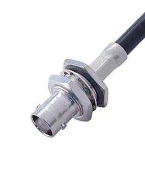 Huber+Suhner 24bnc-50-3-25/133ne Rf Coax Connector, Bnc Jack, 50 Ohm, Cable