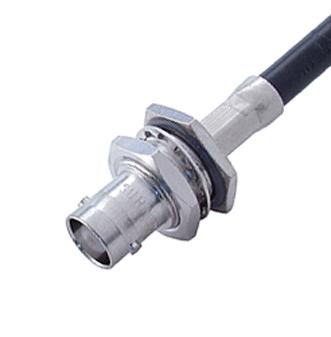 Huber+Suhner 24bnc-75-4-3/133ne Rf Coax Connector, Bnc Jack, 75 Ohm, Cable