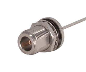 Huber+Suhner 24n-50-3-14/133ny Rf Coax Connector, N Jack, 50 Ohm, Cable