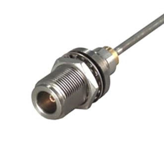 Huber+Suhner 24n-50-3-51/19-ne Rf Coax Connector, N Jack, 50 Ohm, Cable