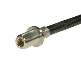 Huber+Suhner 24n-50-7-31/133ny Rf Coax Connector, N Jack, 50 Ohm, Cable