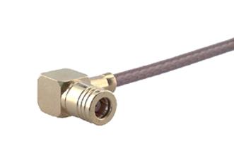 Huber+Suhner 16smb-50-2-50/111ne Rf Coax Connector, Smb Plug, 50 Ohm, Cable