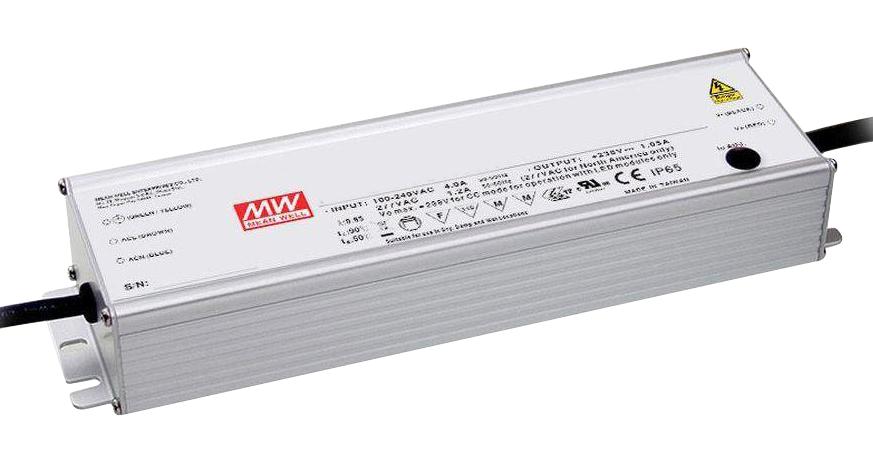 MEAN WELL Hlg-240H-C1050A Led Driver, Constant Current, 249.9W