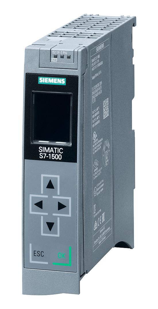 Siemens 6Ag1511-1Fk01-2Ab0 Plc Programmer, 2 X Rj45 Interface, 24V