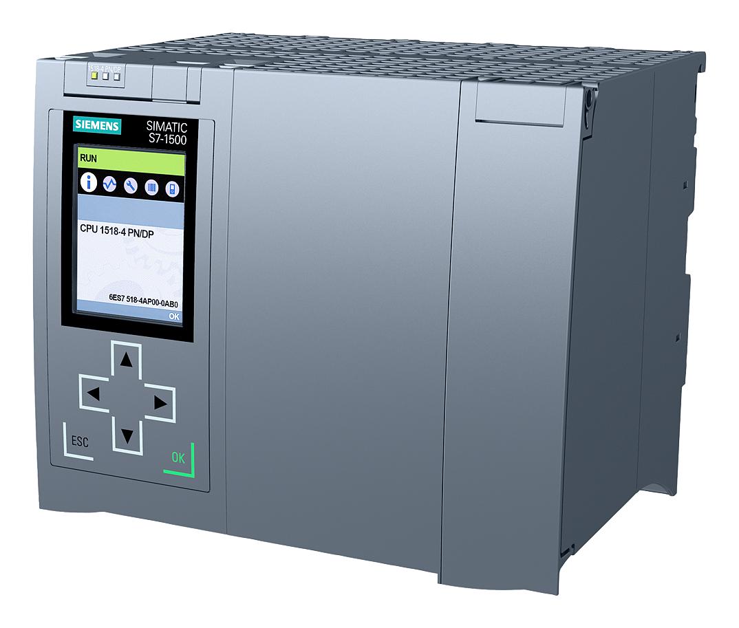 Siemens 6Ag1518-4Ap00-4Ab0 Plc Programmer, 2 X Rj45 Interface, 24V