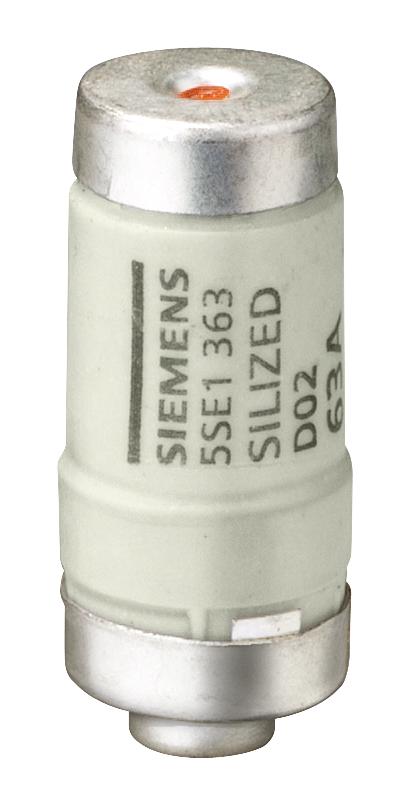 Siemens 5Se1363 Industrial Fuse, 63A, 400V, 15.3 X 36mm