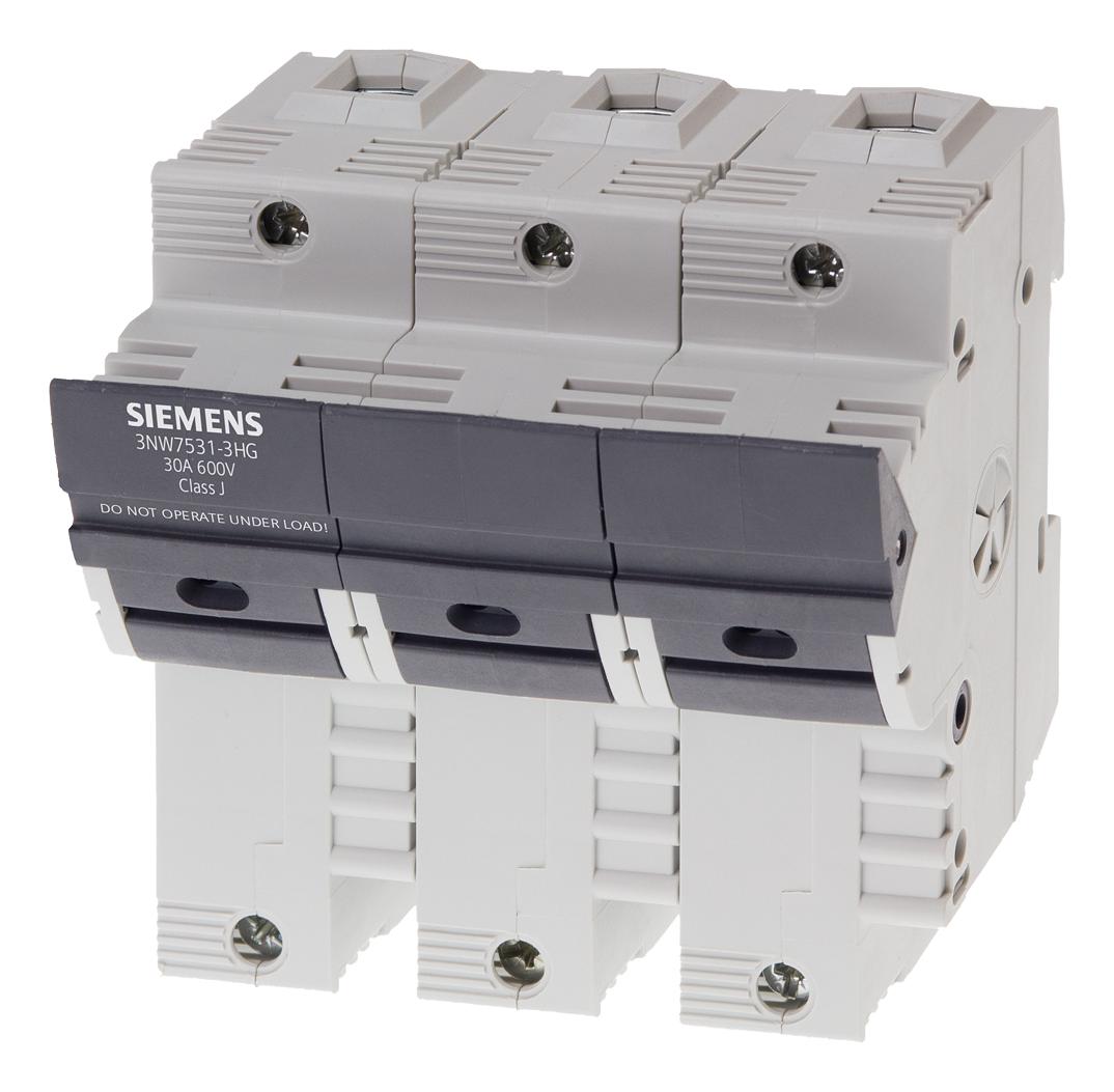 3NW75313HG Siemens, Fuse Holder, Class J, 3P Farnell UK