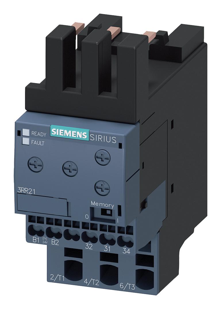 Siemens 3Rr2142-2Aw30 Current Sensing Relay, 3A/400Vac, Spring